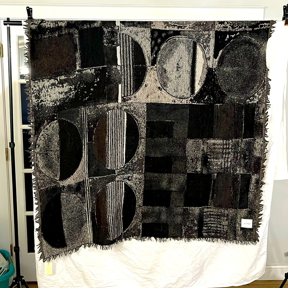 Scarf/ throw blanket. 100% wool.